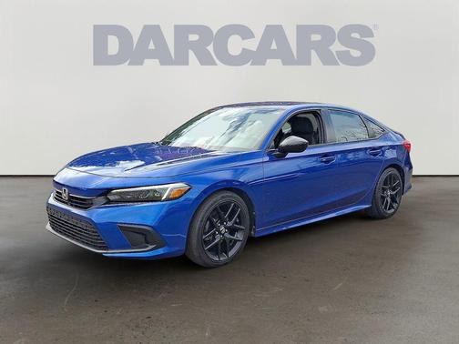 Aegean Blue Metallic 2023 Honda Civic Sport