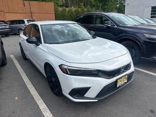 Platinum White Pearl 2023 Honda Civic Sport
