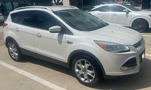 White Platinum Tricoat 2014 Ford Escape Titanium