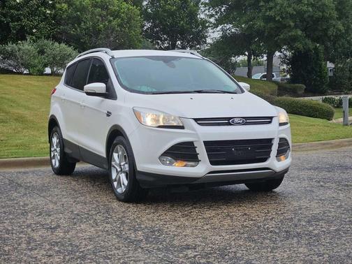 White Platinum Tricoat 2014 Ford Escape Titanium