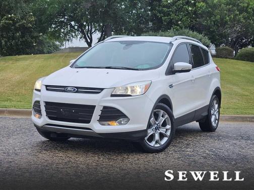 White Platinum Tricoat 2014 Ford Escape Titanium