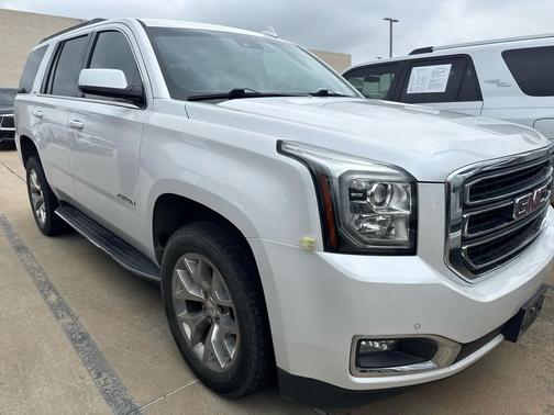 White Frost Tricoat 2019 GMC Yukon SLT Standard Edition
