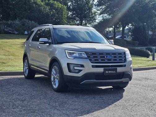 White Gold Metallic 2017 Ford Explorer Limited