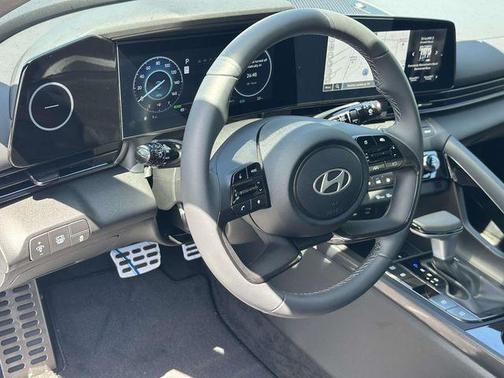 Serenity White 2026 Hyundai ELANTRA HEV SEL Sport