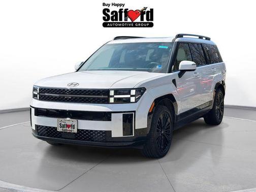 Serenity White 2026 Hyundai SANTA FE HEV Calligraphy