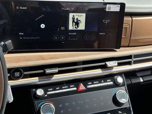 Serenity White 2026 Hyundai SANTA FE HEV Calligraphy