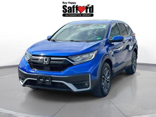 Blue 2021 Honda CR-V AWD EX-L