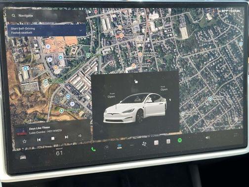 Pearl White Multi-Coat 2023 Tesla Model S Standard Range