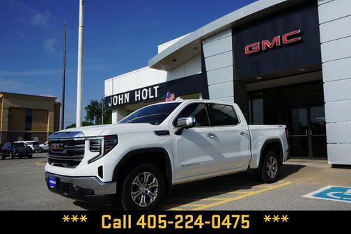 Summit White 2025 GMC Sierra 1500 SLT