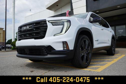 Glacier White Tricoat 2026 GMC Acadia Elevation FWD