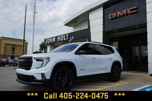 Glacier White Tricoat 2026 GMC Acadia Elevation FWD