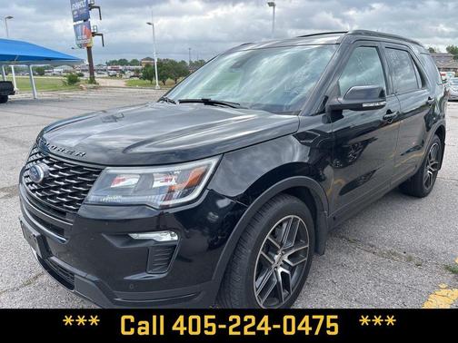 Agate Black Metallic 2019 Ford Explorer Sport