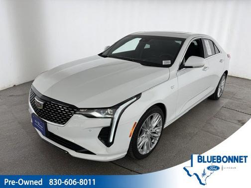 Summit White 2026 Cadillac CT4 PREMIUM LUXURY