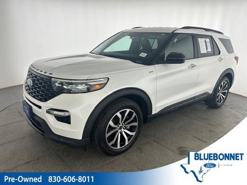 STAR WHITE MET TRI-COAT 2022 Ford Explorer ST-LINE