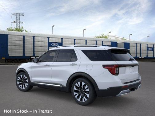 Space White Metallic 2026 Ford Explorer Platinum