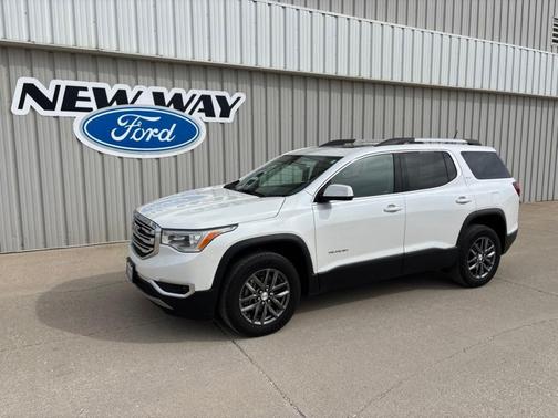 White Frost Tri-Coat 2019 GMC Acadia SLT-1