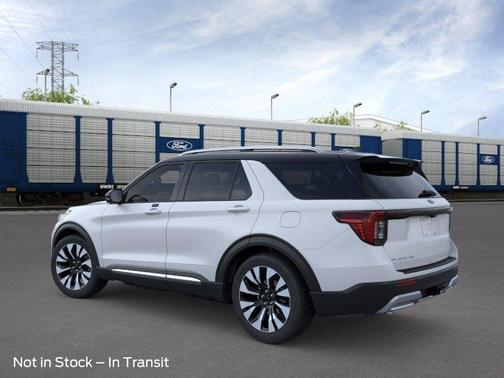 Space White Metallic 2026 Ford Explorer Platinum