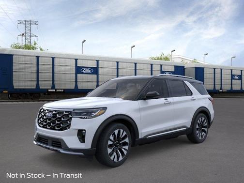 Space White Metallic 2026 Ford Explorer Platinum