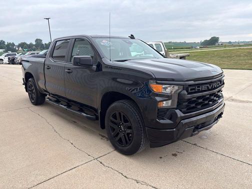 Black 2024 Chevrolet Silverado 1500 Custom