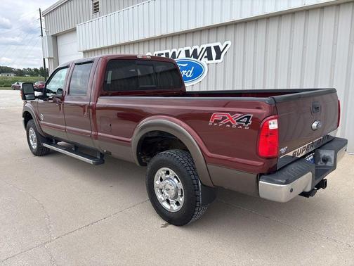 Red 2015 Ford F-350 Lariat Super Duty