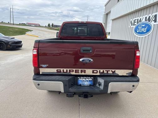 Red 2015 Ford F-350 Lariat Super Duty