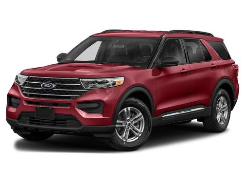 Rapid Red Metallic Tinted Clearcoat 2022 Ford Explorer XLT