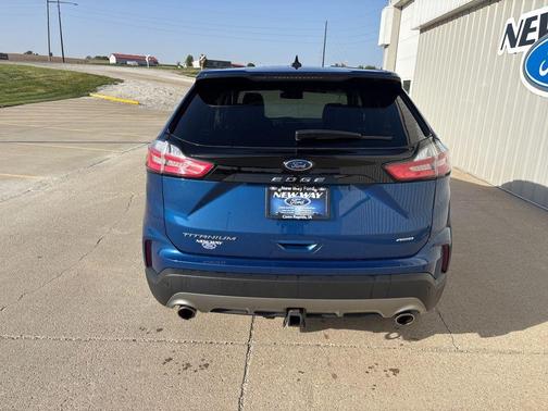 Blue Metallic 2024 Ford Edge Titanium