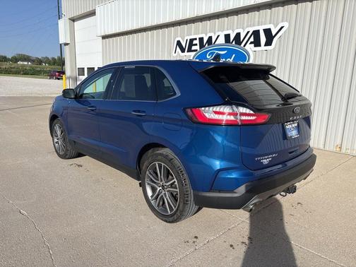 Blue Metallic 2024 Ford Edge Titanium