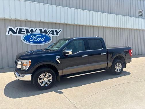 Blue 2021 Ford F-150 Lariat