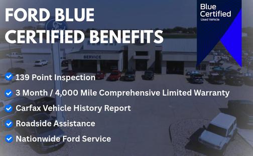 Blue 2021 Ford F-150 Lariat