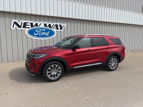 Rapid Red Metallic Tinted Clearcoat 2026 Ford Explorer Platinum