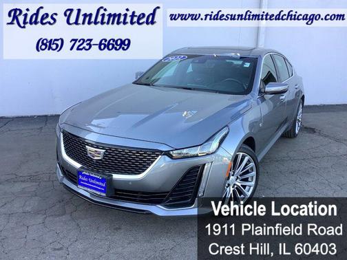 Gray 2022 Cadillac CT5 Premium Luxury