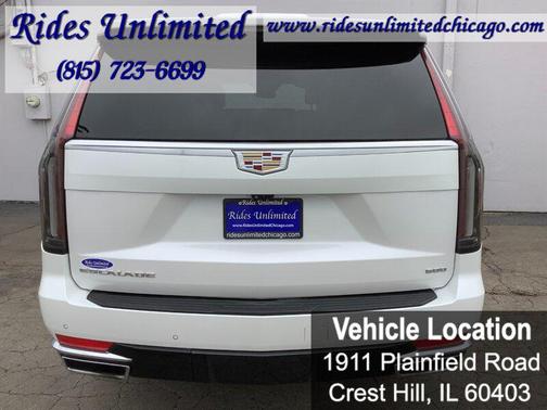 Crystal White Tricoat 2021 Cadillac Escalade Premium Luxury