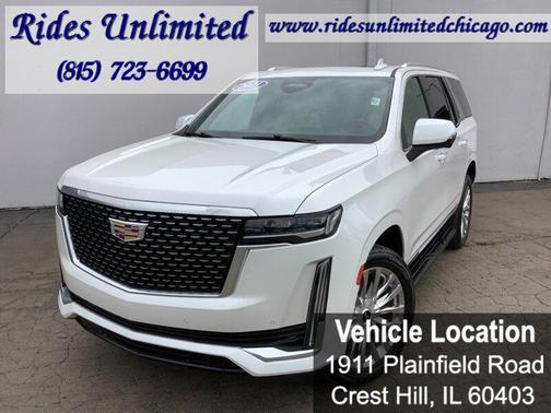 Crystal White Tricoat 2021 Cadillac Escalade Premium Luxury