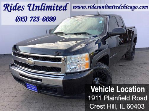 Black 2009 Chevrolet Silverado 1500 Work Truck Extended Cab