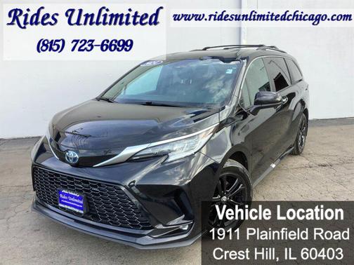 Midnight Black Metallic 2024 Toyota Sienna XSE 7 Passenger