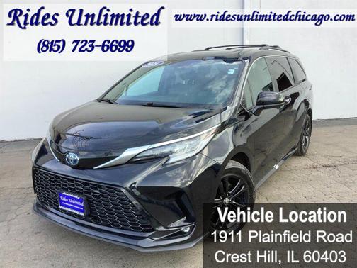 Midnight Black Metallic 2024 Toyota Sienna XSE 7 Passenger