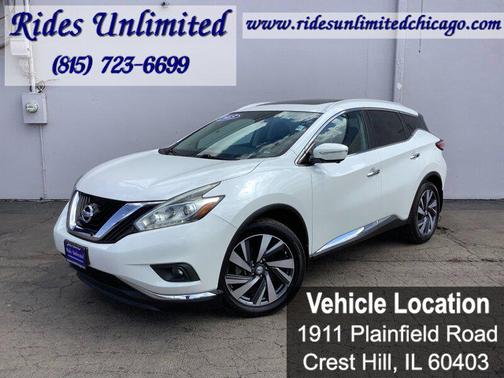 Pearl White 2015 Nissan Murano Platinum