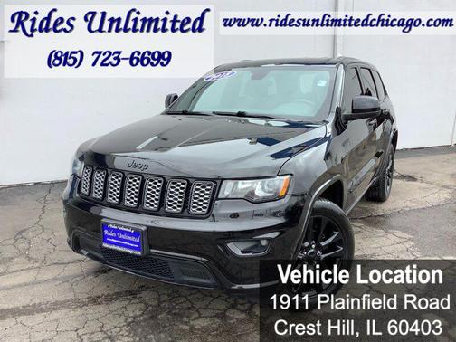 Diamond Black Crystal Pearlcoat 2018 Jeep Grand Cherokee Altitude