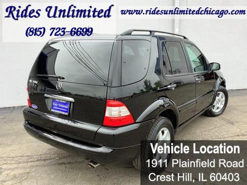 Black 2003 Mercedes-Benz M-Class ML 500