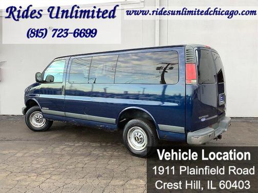 Indigo Blue Metallic 2002 Chevrolet Express 2500 Base