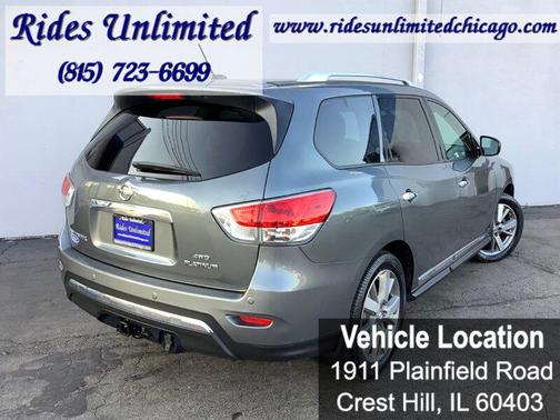 Gray 2015 Nissan Pathfinder Platinum