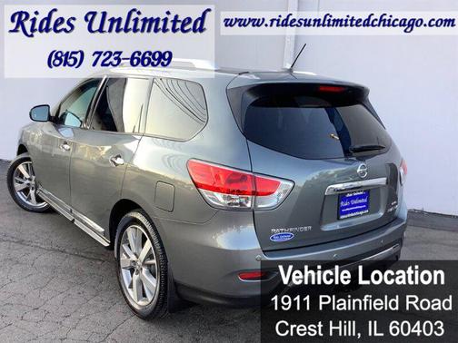 Gray 2015 Nissan Pathfinder Platinum