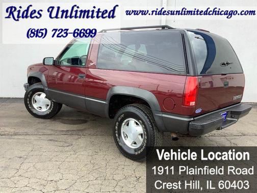 Burgundy 1998 Chevrolet Tahoe LT