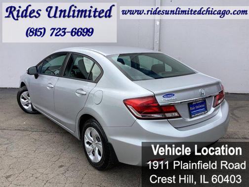 Alabaster Silver Metallic 2014 Honda Civic LX