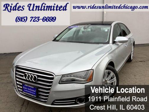 Ice Silver Metallic 2012 Audi A8 4.2 quattro