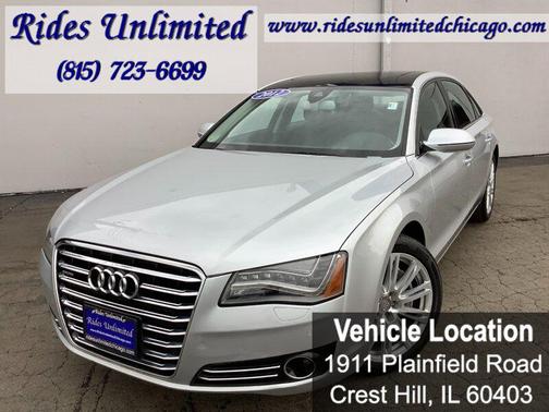 Ice Silver Metallic 2012 Audi A8 4.2 quattro