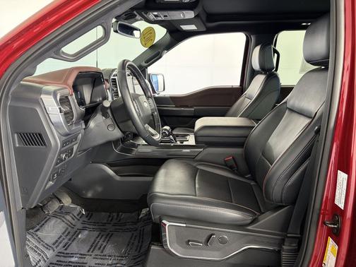 Red Metallic 2021 Ford F-150 Lariat
