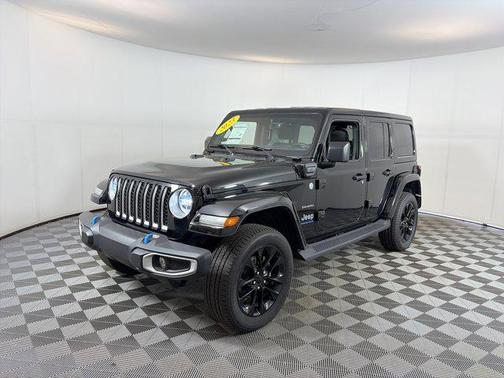 Black Clearcoat 2023 Jeep Wrangler 4xe Sahara