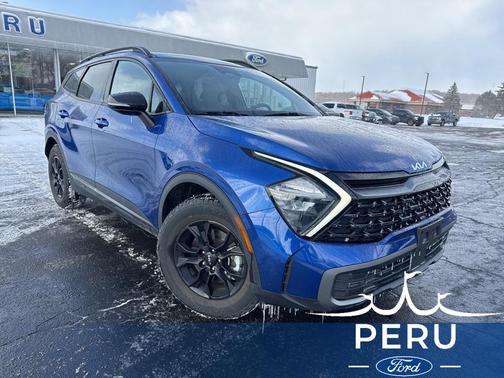 Sapphire Blue 2023 Kia Sportage S SUV